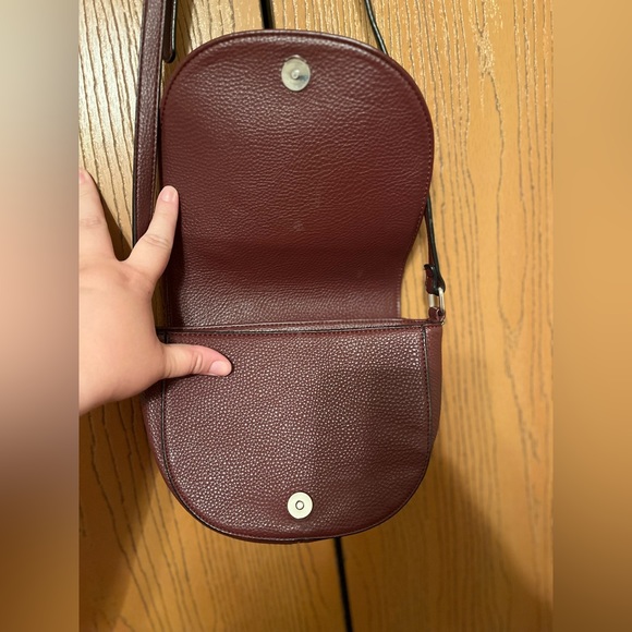 Charming Charlie Embellished Crossbody Saddle Bag - Picture 3 of 7